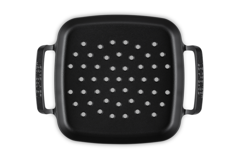 Cast Iron BBQ Outdoor Square Grilling Basket