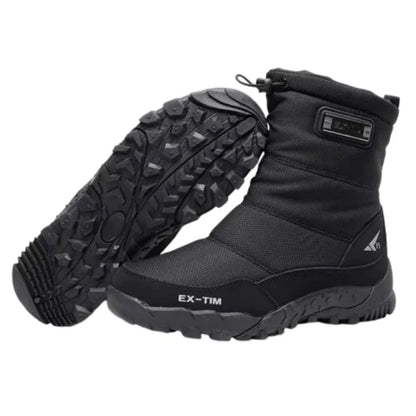(Limited Time 70% Discount off)Men's Orthopedic Ankle Support Arch Support Snow Boots Waterproof Anti-Slip Warm&Light Hiking Boots