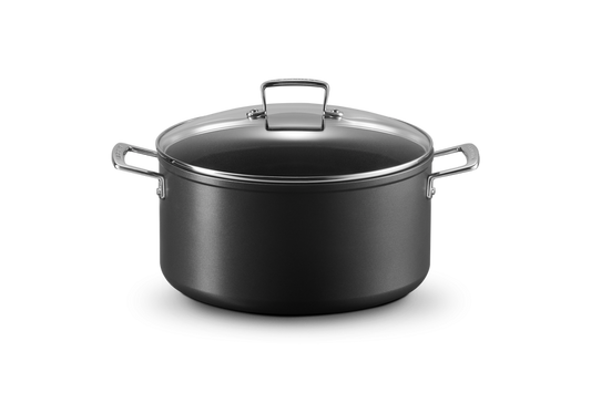 Toughened Non-Stick Deep Casserole with Glass Lid