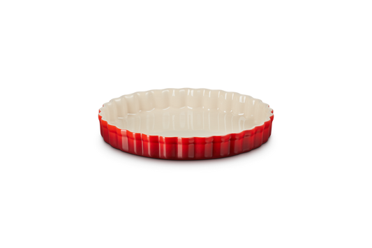 Stoneware Fluted Flan Dish