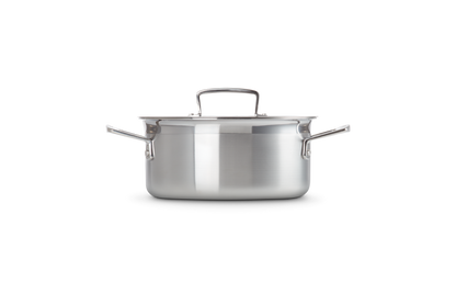 3-ply Stainless Steel Casserole with Lid