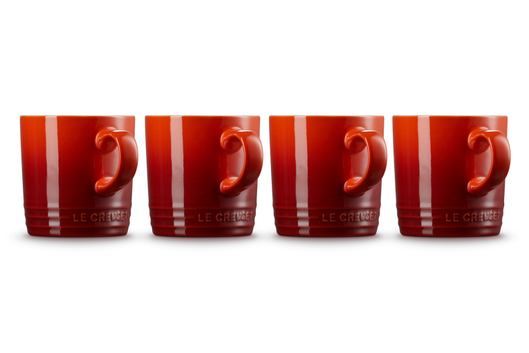 Stoneware Set of 4 Mugs