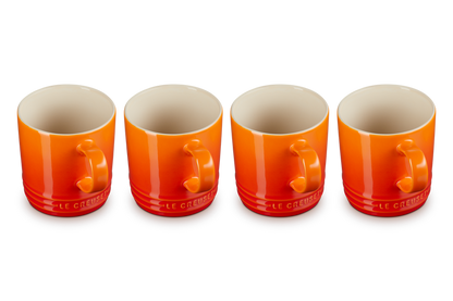 Stoneware Set of 4 Mugs