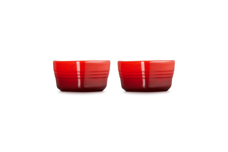 Stoneware Set of 2 Heart Ramekins