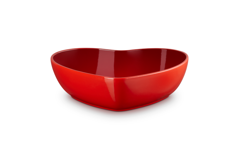 Stoneware Heart Serving Bowl