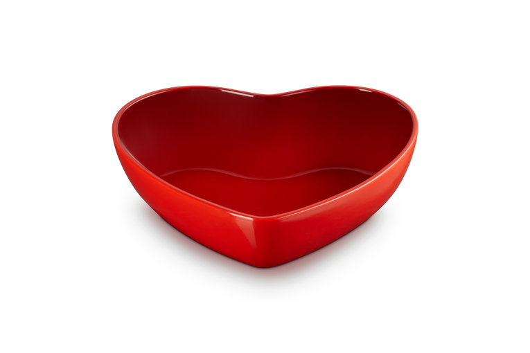 Stoneware Heart Serving Bowl