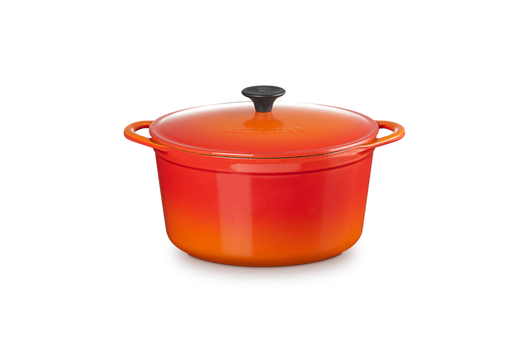 Cast Iron Cousances Round Casserole