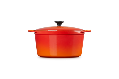 Cast Iron Cousances Round Casserole