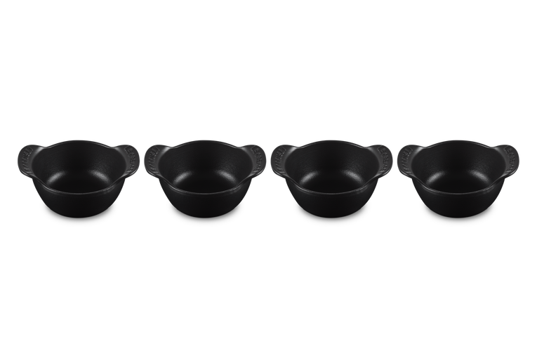 Cast Iron Gourmand Set of 4 Mini Casseroles