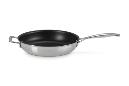 3-ply Stainless Steel Non-Stick Frying Pan with Helper Handle
