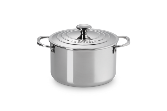 Signature Stainless Steel Deep Casserole with Lid