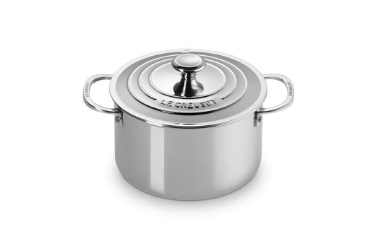 Signature Stainless Steel Deep Casserole with Lid