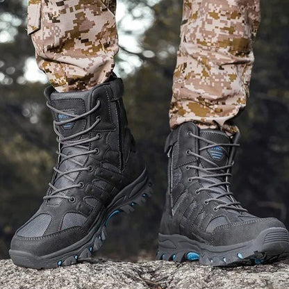 Men's Lightweight  Breathable Durable Anti-slip Hiking Boots Combat Army Boots Work Boots