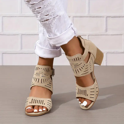 🔥Last Day Promotion 50% OFF - 2024 New Women's Orthopaedic High Heel Leather Shoes