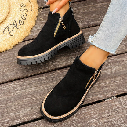 🔥Last Day Promotion 50% OFF - Women's Chunky Platform Ankle Boots