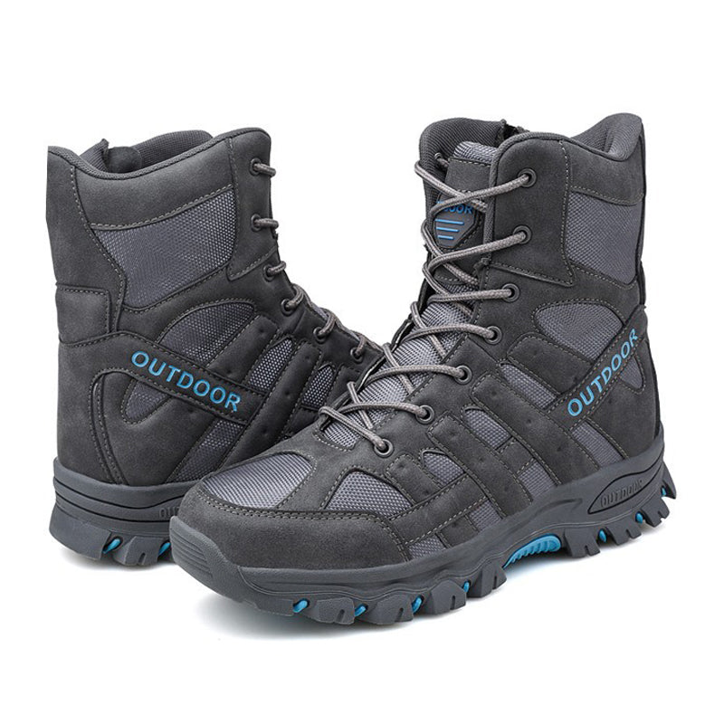 (⏰Limited Time Discount 49% off) Men's Lightweight  Breathable Durable Anti-slip Hiking Boots Combat Army Boots Work Boots